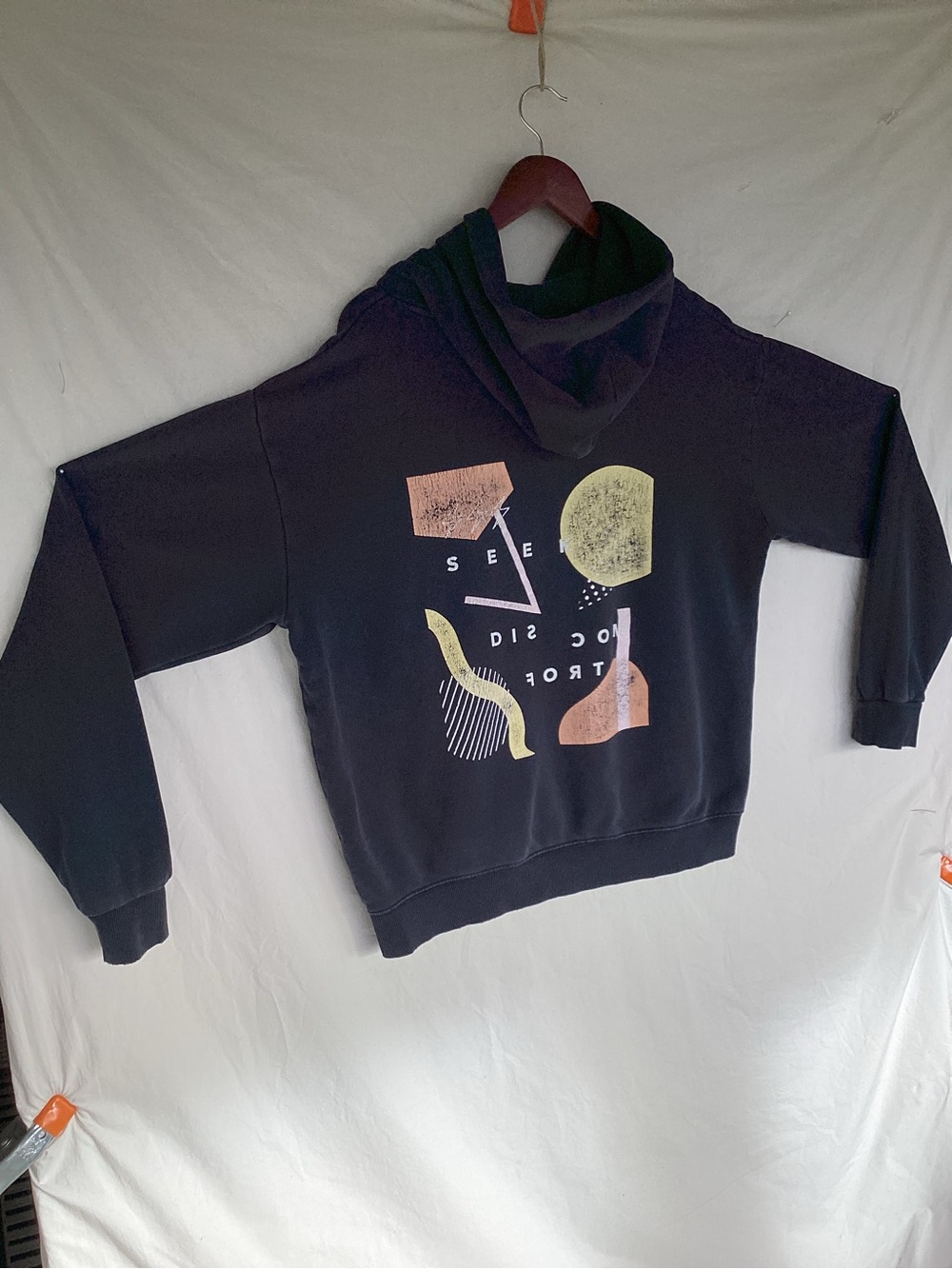 Seek Discomfort Hoodie Sweatshirt Organic Cotton High quality heavy duty